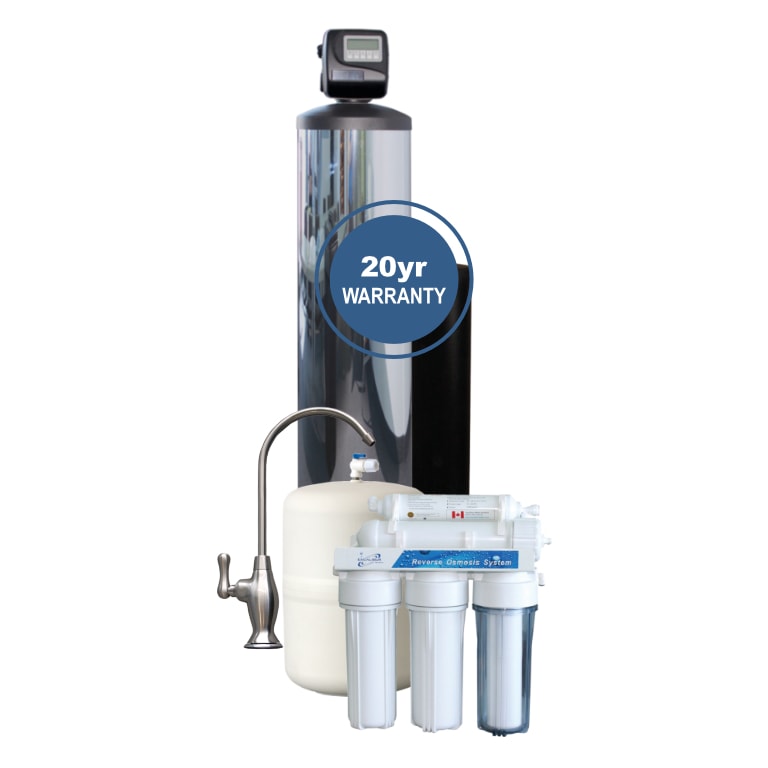 Excalibur water softener and reverse osmosis system